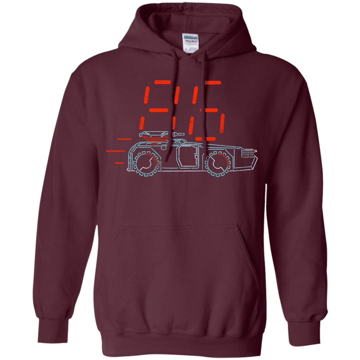 Sweatshirts Maroon / S Aliens 86 Pullover Hoodie