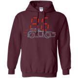 Sweatshirts Maroon / S Aliens 86 Pullover Hoodie