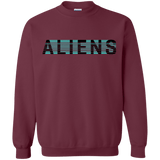 Sweatshirts Maroon / S Aliens Crewneck Sweatshirt