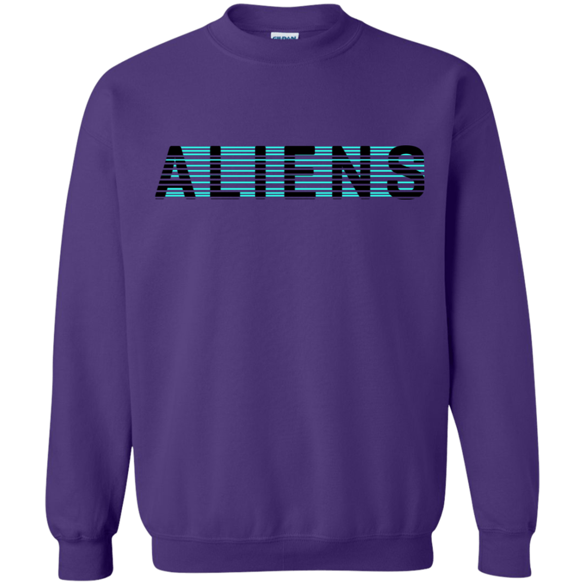Sweatshirts Purple / S Aliens Crewneck Sweatshirt
