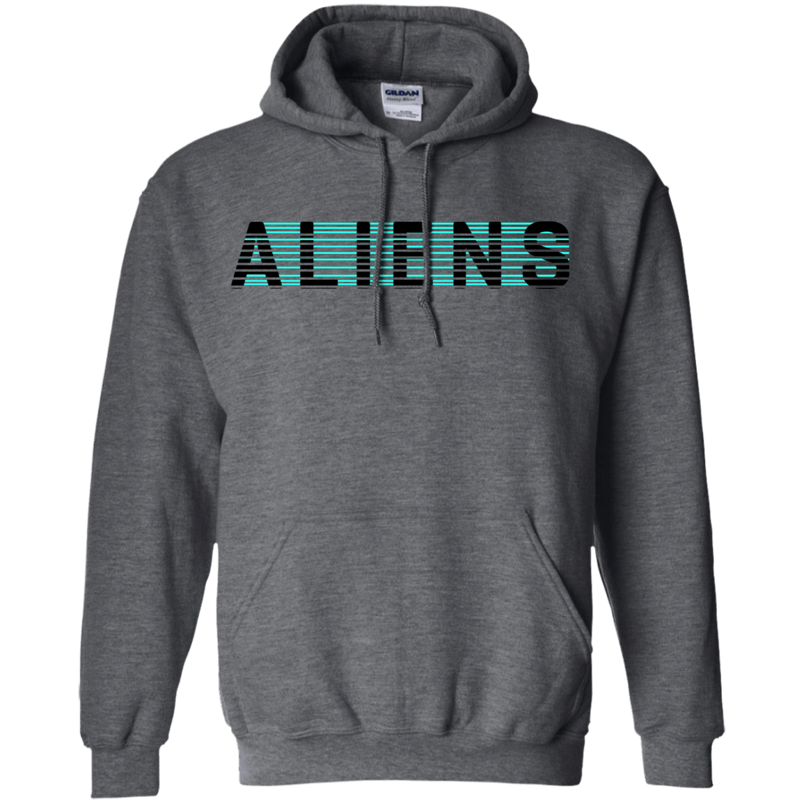 Sweatshirts Dark Heather / S Aliens Pullover Hoodie