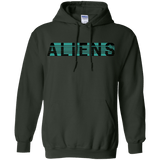 Sweatshirts Forest Green / S Aliens Pullover Hoodie