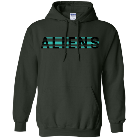 Sweatshirts Forest Green / S Aliens Pullover Hoodie