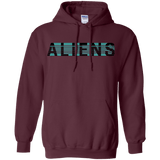 Sweatshirts Maroon / S Aliens Pullover Hoodie