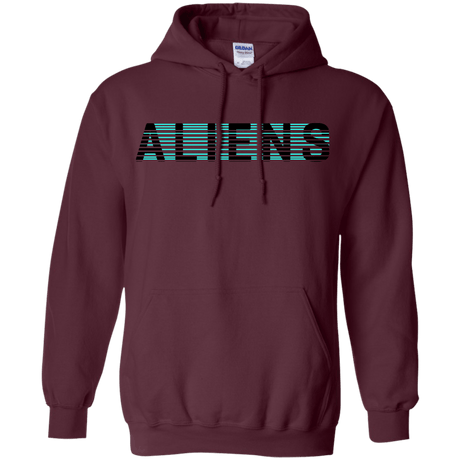 Sweatshirts Maroon / S Aliens Pullover Hoodie