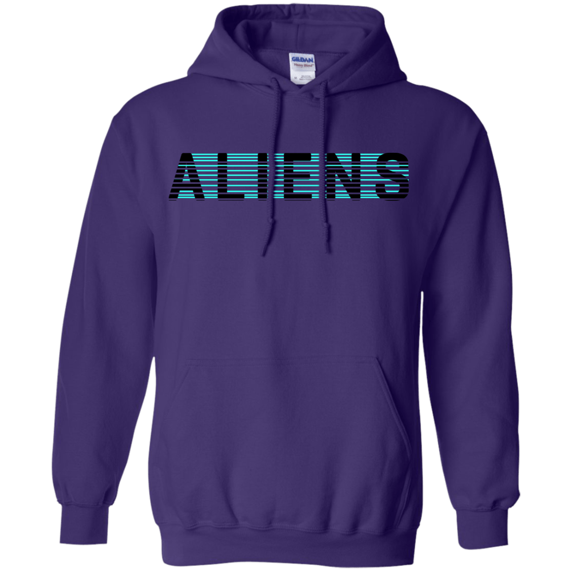 Sweatshirts Purple / S Aliens Pullover Hoodie