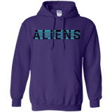 Sweatshirts Purple / S Aliens Pullover Hoodie