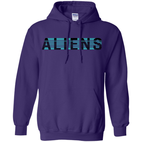 Sweatshirts Purple / S Aliens Pullover Hoodie