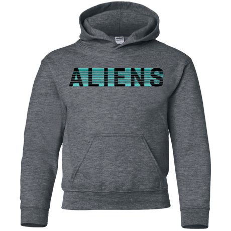 Sweatshirts Dark Heather / YS Aliens Youth Hoodie