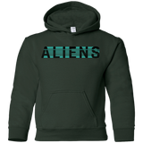 Sweatshirts Forest Green / YS Aliens Youth Hoodie