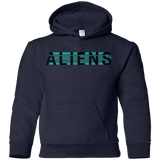 Sweatshirts Navy / YS Aliens Youth Hoodie