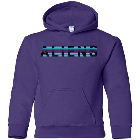 Sweatshirts Purple / YS Aliens Youth Hoodie