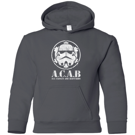 Sweatshirts Charcoal / YS All clones Youth Hoodie