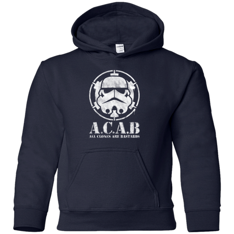 Sweatshirts Navy / YS All clones Youth Hoodie