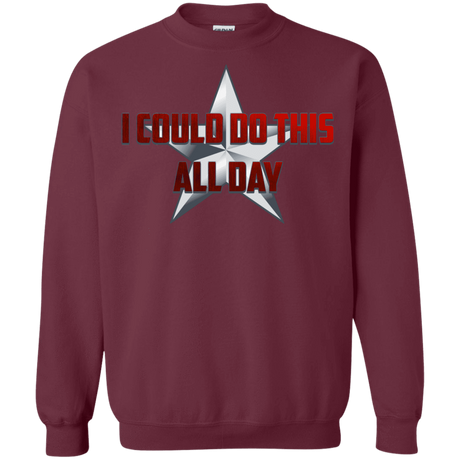 Sweatshirts Maroon / S All Day Crewneck Sweatshirt