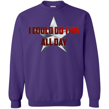 Sweatshirts Purple / S All Day Crewneck Sweatshirt