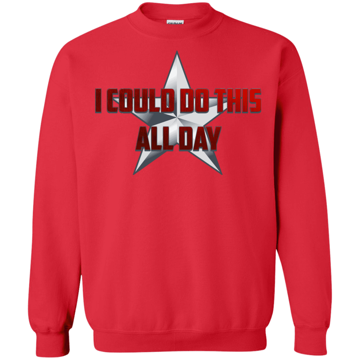 Sweatshirts Red / S All Day Crewneck Sweatshirt