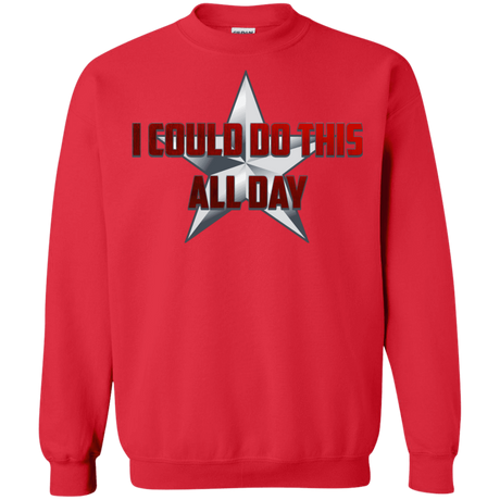 Sweatshirts Red / S All Day Crewneck Sweatshirt