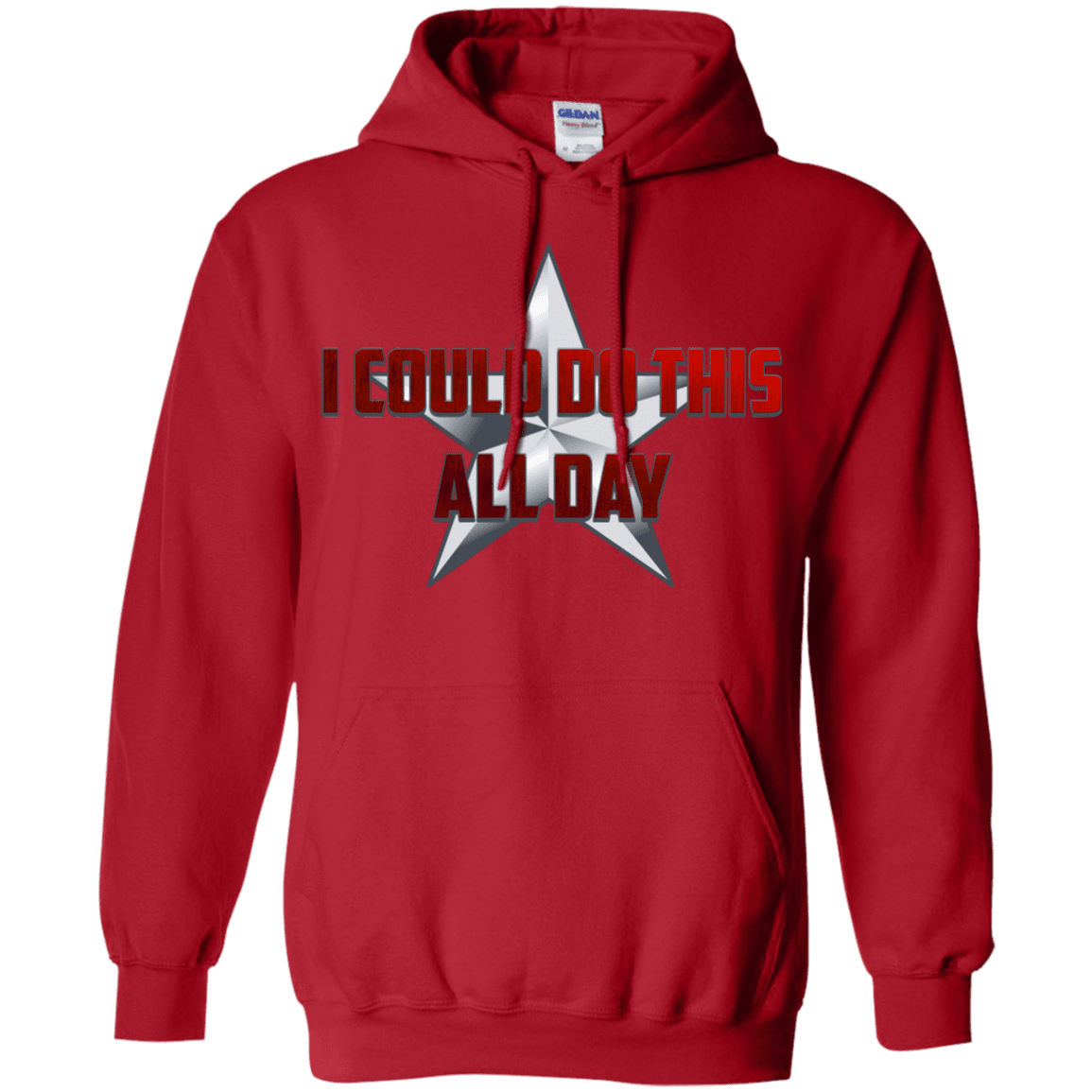Sweatshirts Red / S All Day Pullover Hoodie