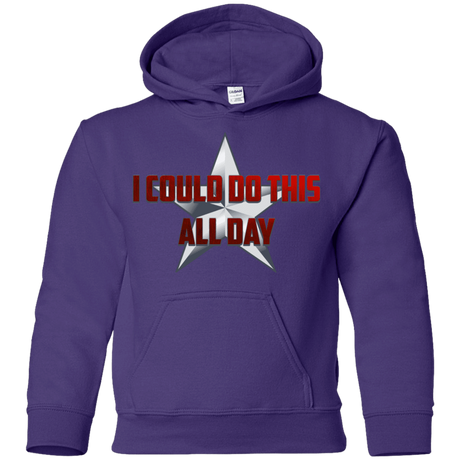 Sweatshirts Purple / YS All Day Youth Hoodie