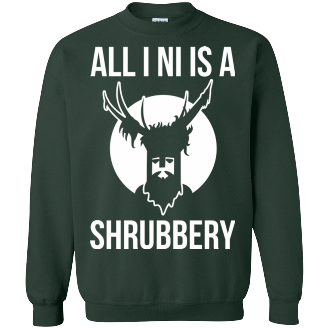 Sweatshirts Forest Green / Small All I Ni Crewneck Sweatshirt