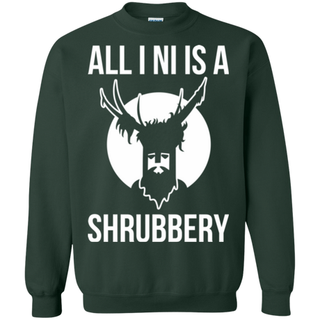 Sweatshirts Forest Green / Small All I Ni Crewneck Sweatshirt