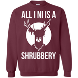 Sweatshirts Maroon / Small All I Ni Crewneck Sweatshirt