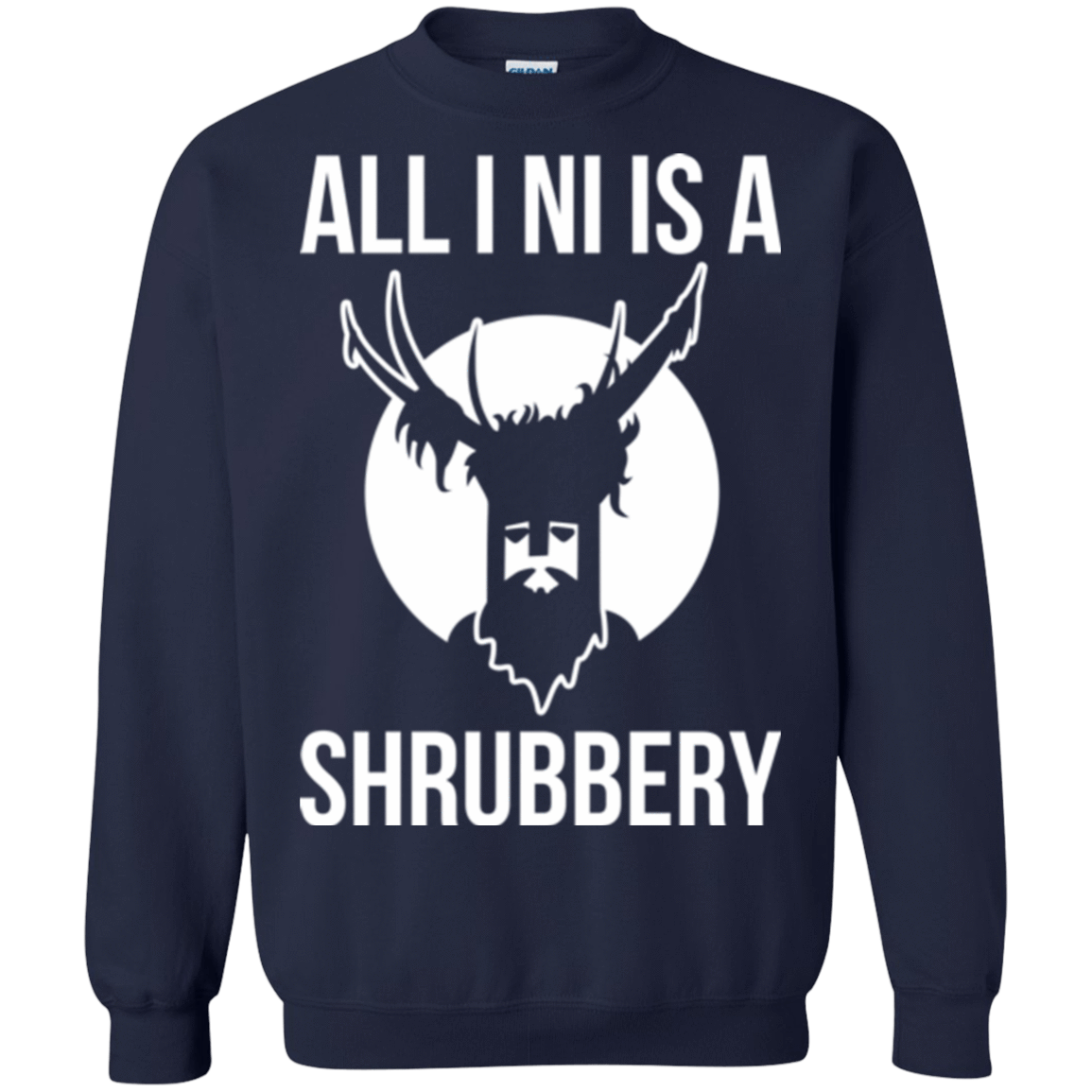 Sweatshirts Navy / Small All I Ni Crewneck Sweatshirt