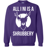 Sweatshirts Purple / Small All I Ni Crewneck Sweatshirt