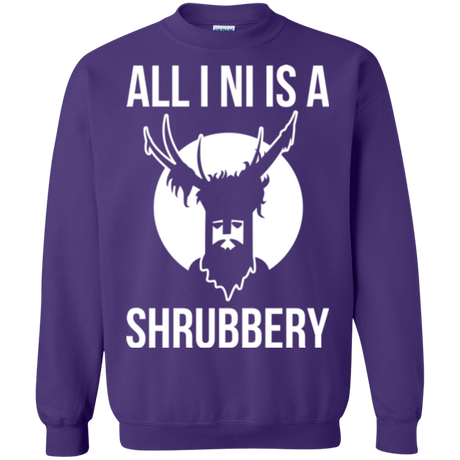 Sweatshirts Purple / Small All I Ni Crewneck Sweatshirt