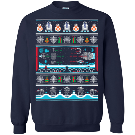 Sweatshirts Navy / Small All I Want 4 Xmas Crewneck Sweatshirt