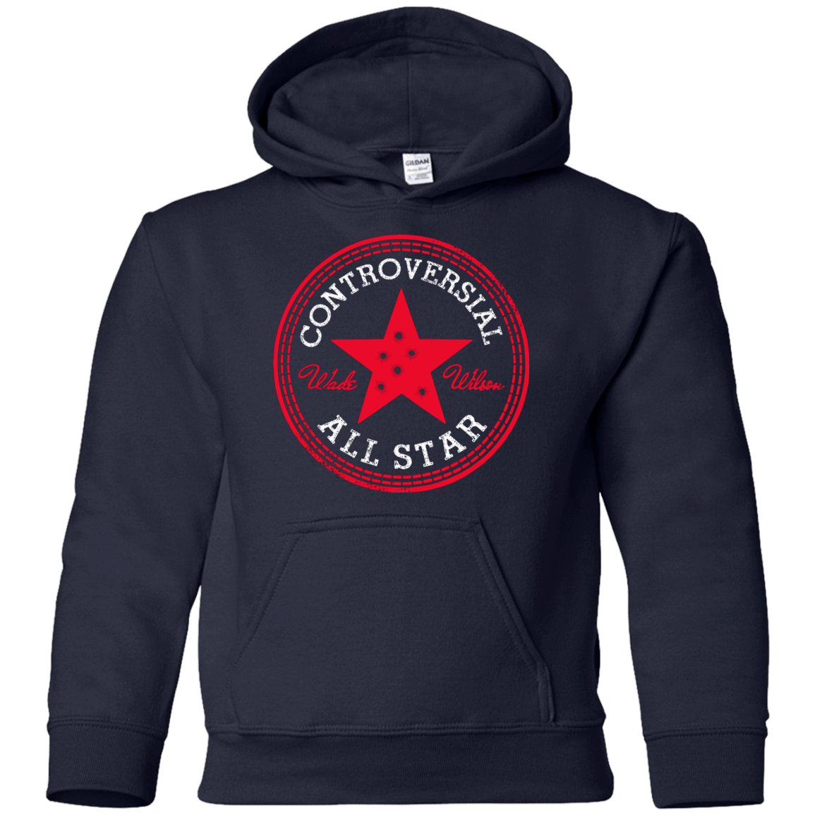 Sweatshirts Navy / YS All Star Youth Hoodie