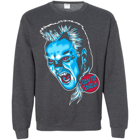 Sweatshirts Dark Heather / Small All The Damn Vampires Crewneck Sweatshirt