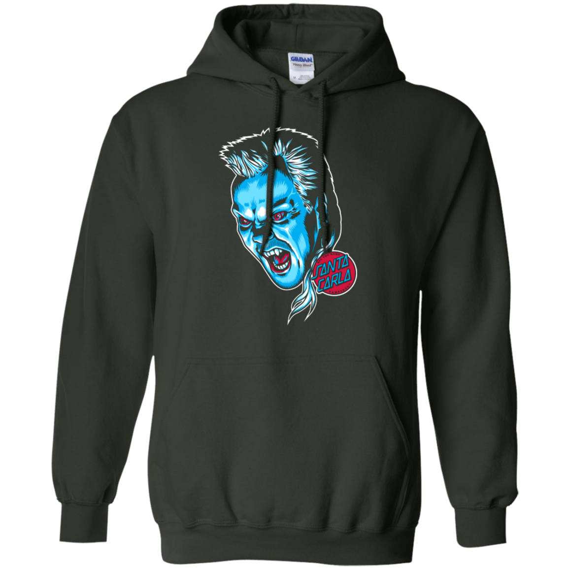 Sweatshirts Forest Green / Small All The Damn Vampires Pullover Hoodie