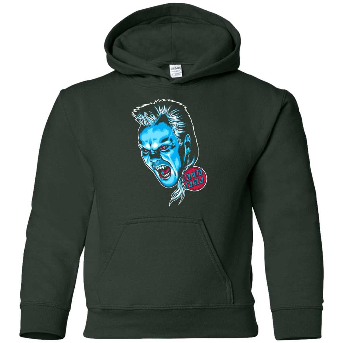 Sweatshirts Forest Green / YS All The Damn Vampires Youth Hoodie