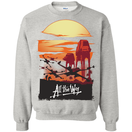 Sweatshirts Ash / Small All The Way Crewneck Sweatshirt