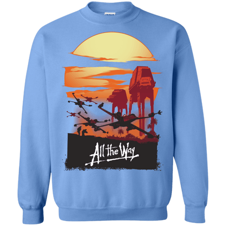 Sweatshirts Carolina Blue / Small All The Way Crewneck Sweatshirt