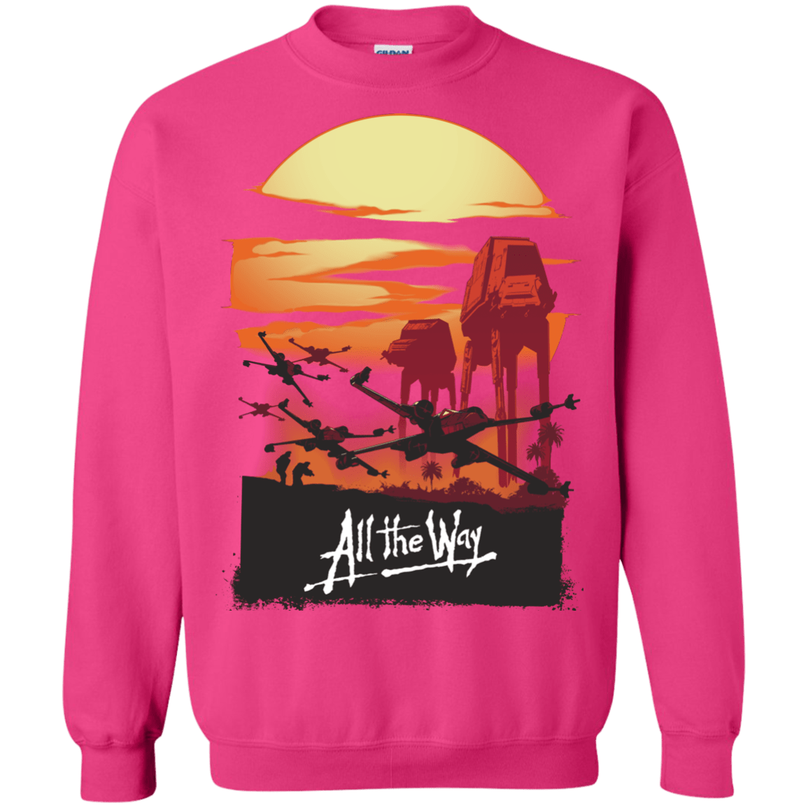 Sweatshirts Heliconia / Small All The Way Crewneck Sweatshirt