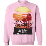 Sweatshirts Light Pink / Small All The Way Crewneck Sweatshirt
