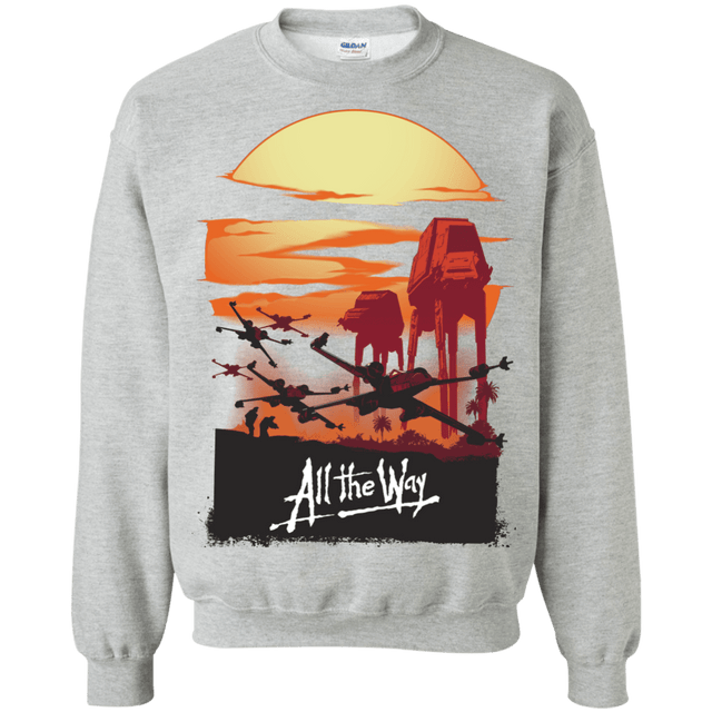 Sweatshirts Sport Grey / Small All The Way Crewneck Sweatshirt