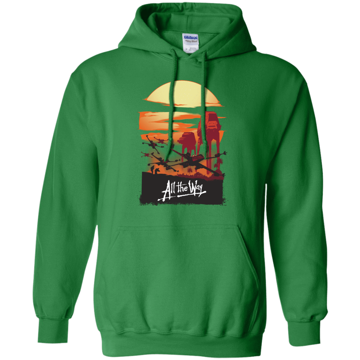 Sweatshirts Irish Green / Small All The Way Pullover Hoodie