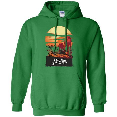 Sweatshirts Irish Green / Small All The Way Pullover Hoodie