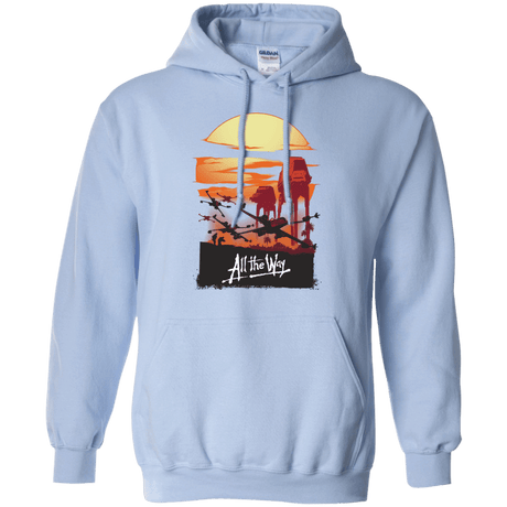 Sweatshirts Light Blue / Small All The Way Pullover Hoodie