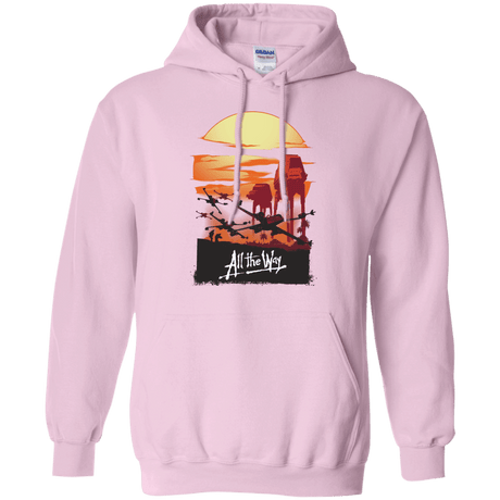 Sweatshirts Light Pink / Small All The Way Pullover Hoodie