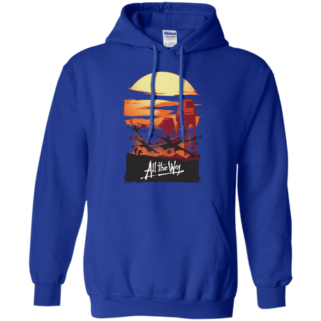 Sweatshirts Royal / Small All The Way Pullover Hoodie