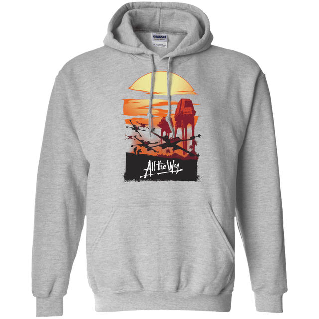 Sweatshirts Sport Grey / Small All The Way Pullover Hoodie