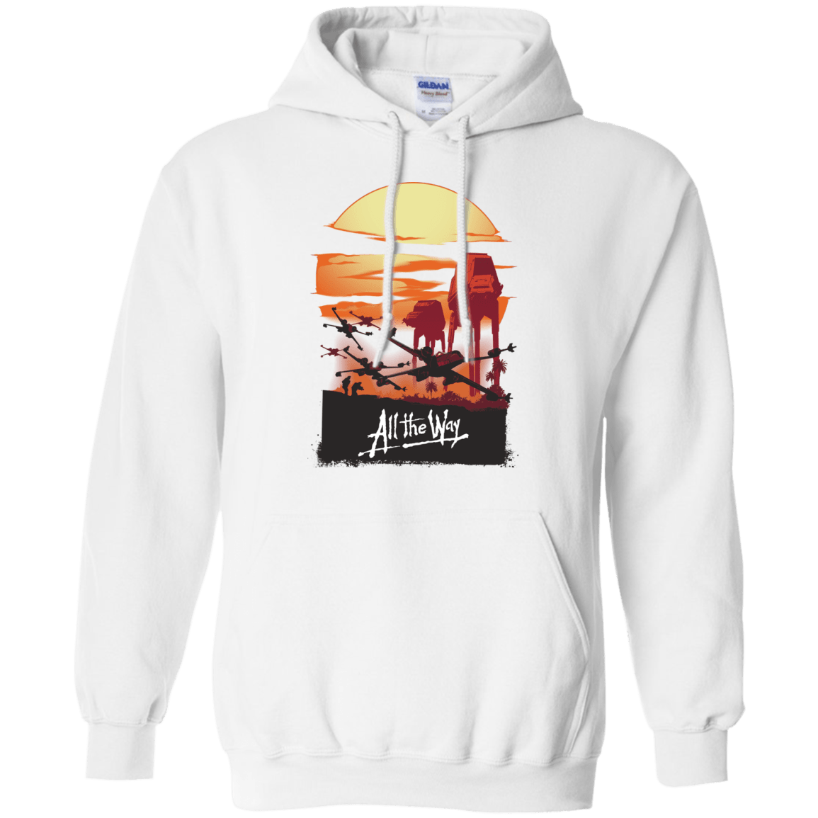 Sweatshirts White / Small All The Way Pullover Hoodie