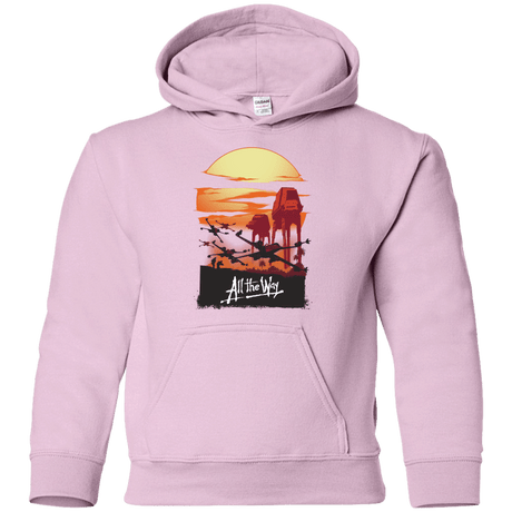Sweatshirts Light Pink / YS All The Way Youth Hoodie