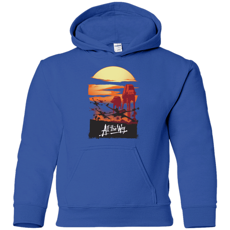 Sweatshirts Royal / YS All The Way Youth Hoodie