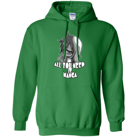 Sweatshirts Irish Green / Small All You Need is Manga Pullover Hoodie